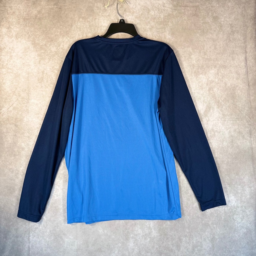 NBA Oklahoma City Thunder Shirt Mens Large Blue Long Sleeve Basketball Fan Gear - Picture 2 of 7